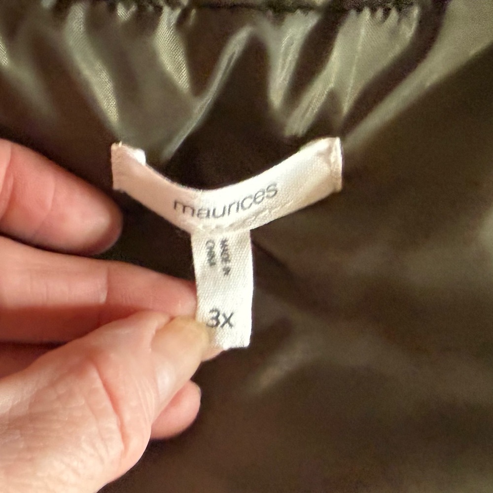 🌿 Maurices Fair Isle Sherpa Quilted Vest 3X Cozy Winter Cabin Layer 🌿 - Picture 7 of 7